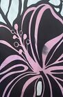 Ivory Black Pink Hawaiian Pau Pa u Hula Skirt 31  Long Made In Hawaii