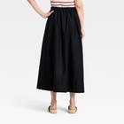 Women Belted Maxi A-line Skirt - A New Day