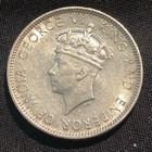 1937 Hong Kong 10 Cents Nickel Coin - Xf  extra Fine  Condition