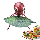 Cute Metal Ant Statue Garden Decor Figure Stand Ant Outdoor Yard Lawn Decoration