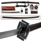 Functional Ichigo Kurosaki Katana 1045 Hc Steel Full Tang Tensa Zangetsu Sword