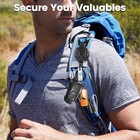 Heavy Duty 2 Pack Badge Holder Retractable Keychain W  32   Steel Cord