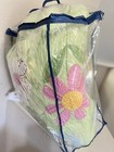 Pottery Barn Girl   s Pink Twin Floral Embroidered Quilt
