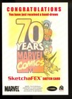 Mystique 2010 Marvel Sketchafex 70 Years Of Marvel Artist Sketch Card 1 1