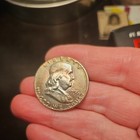1956 Benjamin Franklin Half Dollar 90  Silver