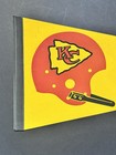 Vintage 1970s Kansas City Chiefs Full Size Football Pennant