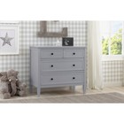 Epic 3-drawer Dresser Nursery Storage Smooth Glide Safety Stops Wood Furniture