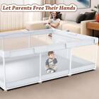 Extra Large Baby Playpen Indoor Outdoor Safety Mesh Zipper Gate Activity Center