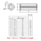 Slotted Spring Tension Pins Roll Pin    5mm-10mm Black Zinc Plated Steel Din 1481