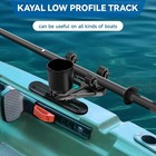 4 Pack Kayak Track  Kayak Low Profile Track For Fishing Rod Holder  Kayak Tra   