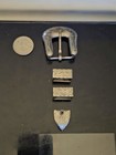Vintage Mexico Silver Engraved Western Ranger Belt Buckle 4 Pc Set 3 4  40g