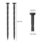 40pcs Landscape Edging Anchoring Stakes Garden Lawn Yard Spikes For Weed Barrier