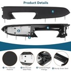 22818465 Front Left Driver Side Armrest Repair Kits For Chevy Silverado Black