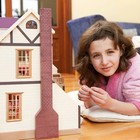 2pcs 1 12 Scale Miniature Dollhouse Windows     12-pane Lattice Window Frame Model