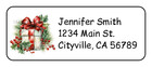 Christmas Present Personalized Holiday Return Address Labels Stickers Tags