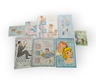 Lot Of 8 New Baby Greeting Cards Used 1960s Baby Shower Scrapbook Ephemera Mcm D