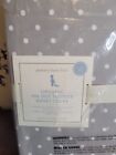 New Pottery Barn Kids Toddler Bed Duvet Cover Organic Gray W white Polka Dots