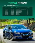 Glossy Carbon Fiber Black Rear Spoiler Wing For Nissan Maxima 2016 2022