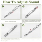 Dog Training Whistle Ultrasonic Adjustable High Pitch Call Recall Stop Barking