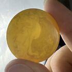 Vintage Bakelite Crisloid Backgammon Butterscotch Chip Set   2 Dice