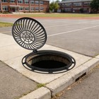 Cast Iron Dome-shaped Grate Drain Catch Basin Cover Strainer Trench Drainage