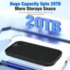 Ssd 20tb Portable Hard Drive High-speed Solid State Usb3 1 Typec Mass Storage Us