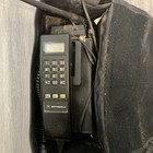 2 Vtg Motorola Bag Car Cell Brick Phone 1990s Untested