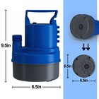 1 2 Hp Submersible Water Pump 2900 Gph Portable Small Sump Pump For Pools