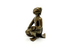 Antique Indian Hindu Bronze Krishna Statue - 19th Century Perfume Incense Holder