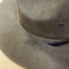 Stetson Campaign Hat Boy Scouts Olive Drab Brim 3 Size 7 Oval R Regular W  Box