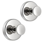 Suction Cup Hooks For Hanging  For Shower  Bathroom Shower For Loofah 2 Chromed