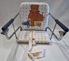 Vintage Graco Tot-loc Lock Clip On Table Top High Chair Booster Seat Bear Blocks