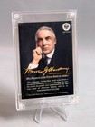 Word From President Potus Memorabilia Card Warren Harding Signature Auto Word