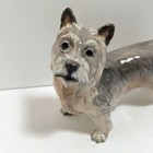 Vintage Dahl-jensen Porcelain Cairn Terrier Dog Figurine Denmark  64