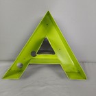 Metal Letter A Marquee Sign Industrial Decor Channel Lighting No Lights