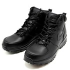  new  Men Nike Manoa Leather Boots Triple Black  454350 003   Sz 8 0 - 14 0     