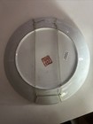 Oriental Accent Wall Plate Ceramic Handmade Decor Green Gold Water Carrier Art