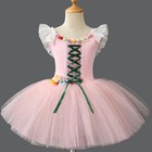 Kids Princess Party Elegant Tutu Ballet For Girls Dress Dance Wear Performance