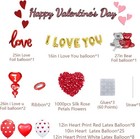 Valentines Day Balloons Decorations I Love You Balloons And Heart Balloons Kit