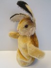 Vintage Steiff Rabbit Hand Puppet German Mohair Vintage Bunny Toy Wool No Button