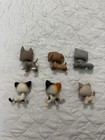 Littlest Pet Shop Lps Cat And Dog Lot Of 6 Authentic Main 5 Pets Included
