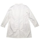 Medelita Lab Coat Women L White Button Front Professional Medical Uniform Long