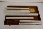 Vtg K e Leroy Lettering Set In Wooden Case   Keuffel   Esser Co  1950s For Parts