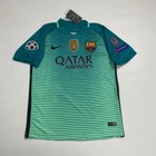 16 17 Barcelona Away Retro Jersey Messi  10 Short Sleeve Vintage Retro Iconic