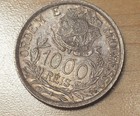1913 Brazil 1000 Reis Silver