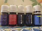Young Living Essential Oil Lot Of 5 Valor  Ylang Ylang  Loyalty X2  Awaken
