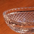 Antique Anglo Irish Crystal Georgian  Navette Glass  Salter Dish