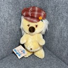 Vintage Woofits Plush Dakin 1980 13    Stuffed Animal W Plaid Hat - New  Nwt  Rare