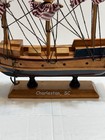 Vintage Souviner Wooden Pirate Ship Collectible Charleston Sc 1 With Box