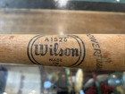 Vtg Wilson A1526 Famous Players Mickey Mantle 29in No  6 Ash Wood Baseball Bat
